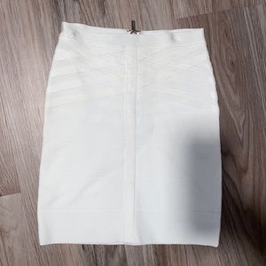 White Pencil Skirt